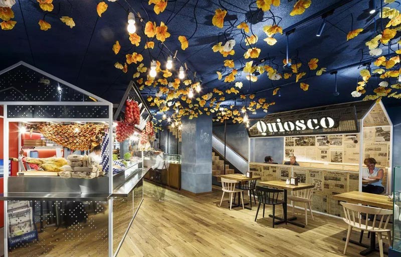  blue frog西餐厅布局设计