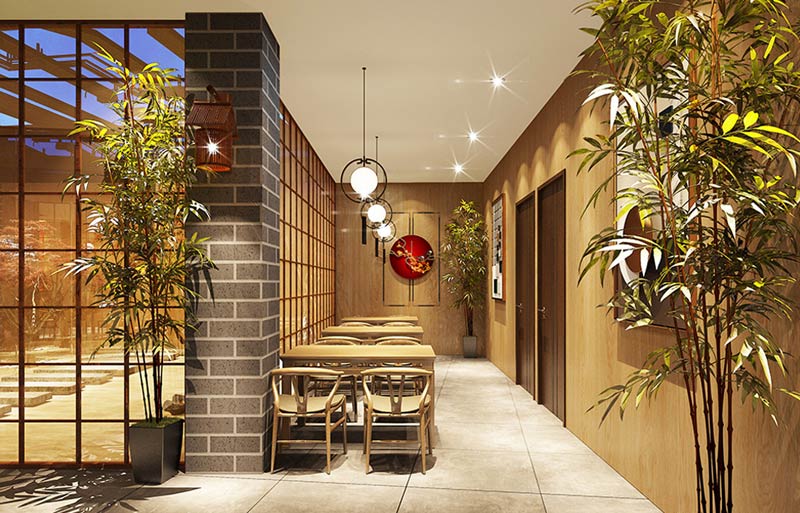 鼎丰清江鱼中餐厅装潢装修-4