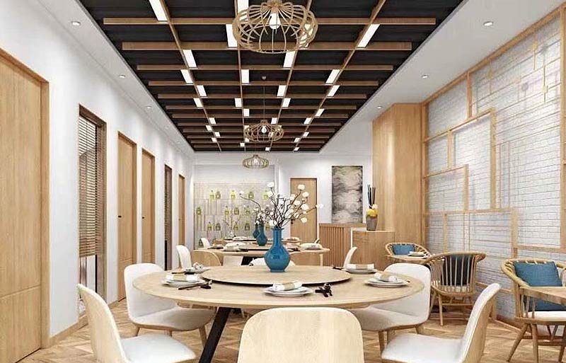 老邓家饺子馆中餐厅设计布局