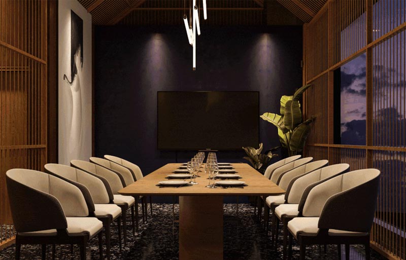 三头四尾烤鸭中餐厅饭店设计风格