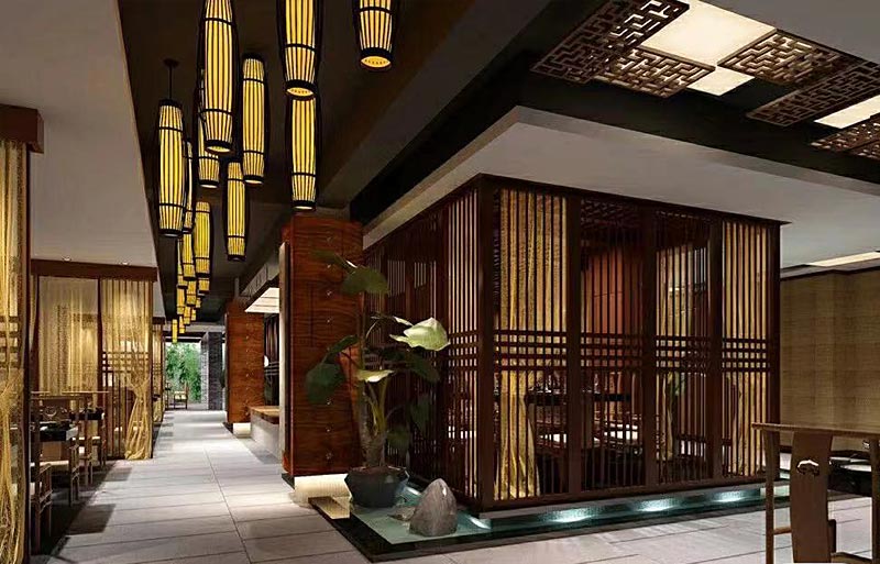 弄堂小馆中餐厅设计的平面布局