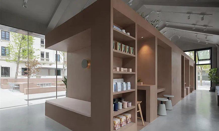 香蕉咖啡厅风格设计