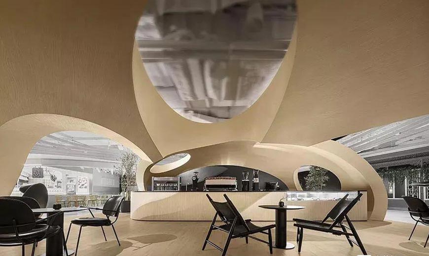 颂餐厅地面设计