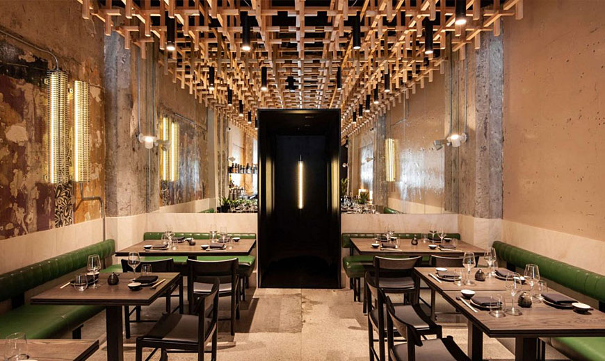 蒙特利尔日式料理店的装修理念