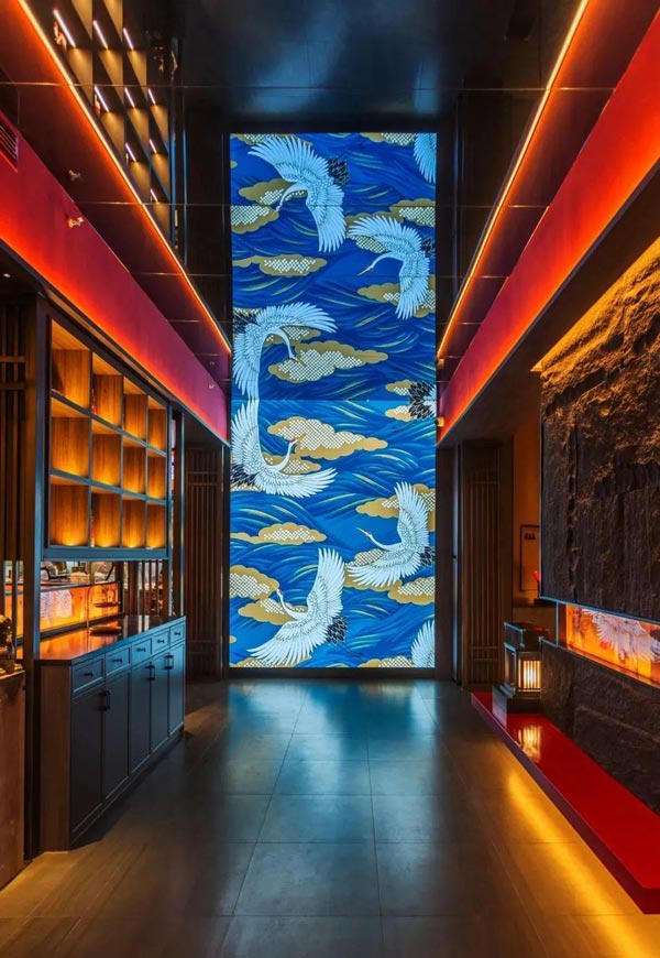 临海仙餐厅走廊设计