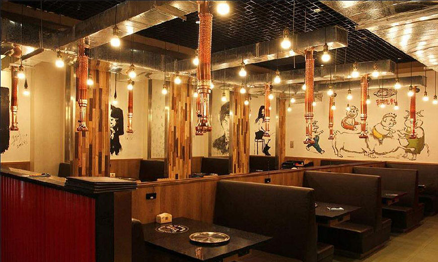 丰茂烧烤餐厅设计
